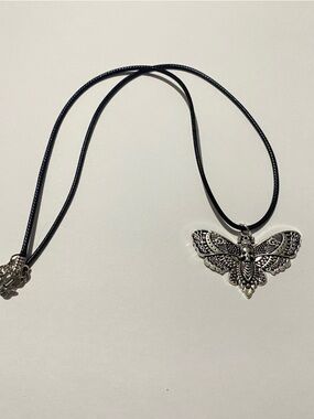 Death Moth Pendent necklace choker